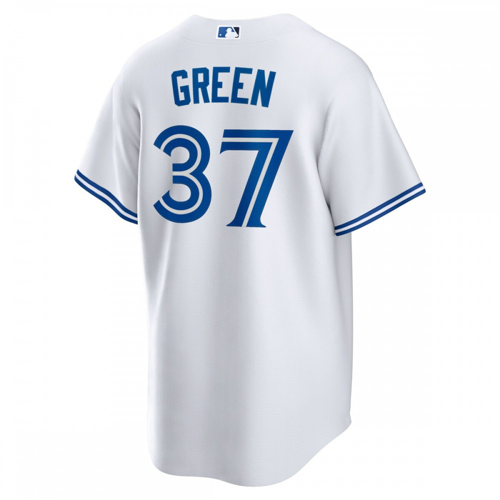 Chad Green Toronto Blue Jays Home Replica Player Jersey - White-Pro Kit Vault | Brand New 26/27 Sports Jerseys